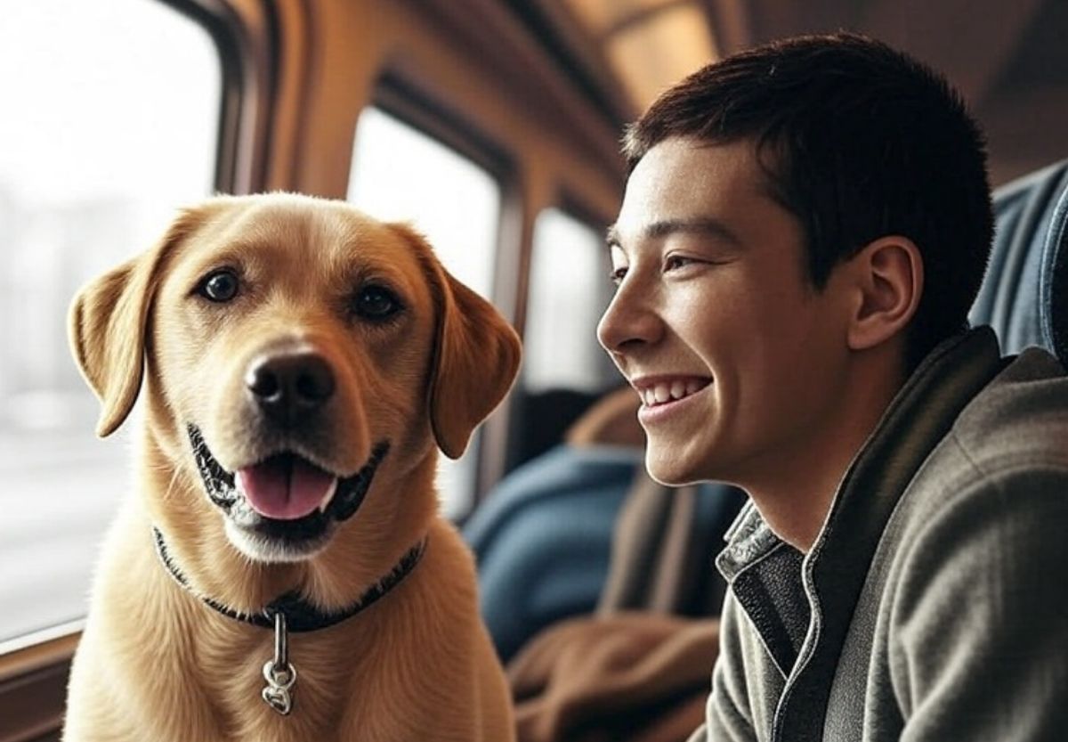 prendre le train avec son chien