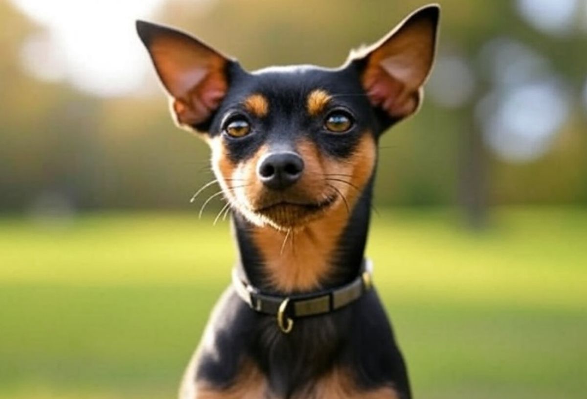 Courir avec son pinscher nain