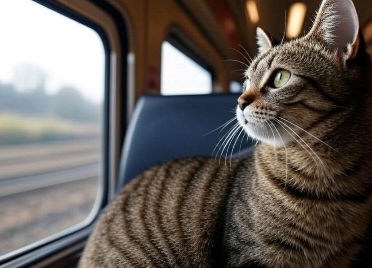 Voyager avec un chat en train est accessible et abordable