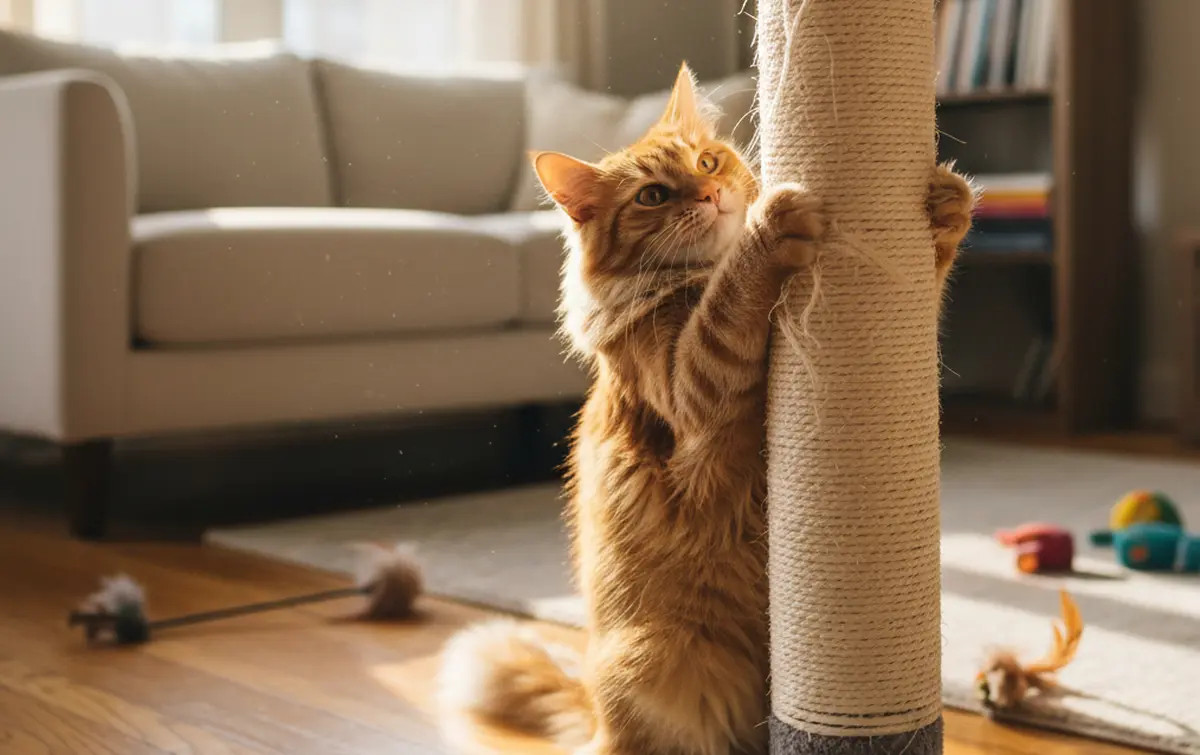 Comment occuper un chat en appartement sans qu’il s’ennuie